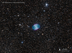 Equipment: Sky-Watcher N 150/ 750 PDS; Sky-Watcher EQ6-R Pro per GoTo; Olympus E-M5 MarkII